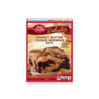 Betty Crocker Peanut Butter Cookie Brownie Bars Mix 487g