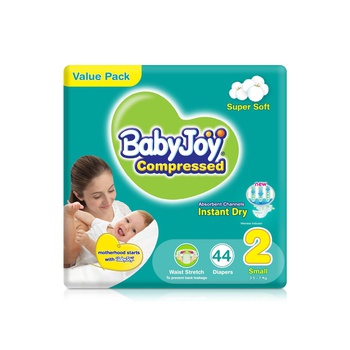 BabyJoy 2X Compressed Diamond Pad Diaper Size 2 x 44