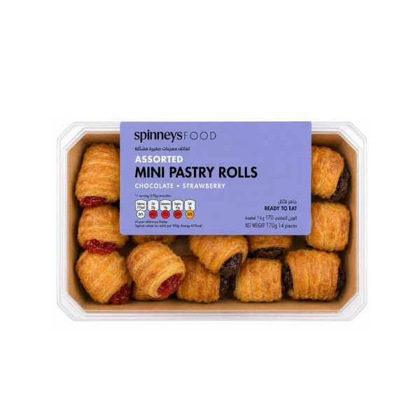 Spinneysfood Micro Pastry Rolls x14 210g