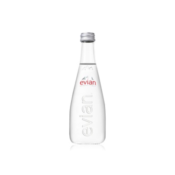 Evian Mineral Water 330ml Glass