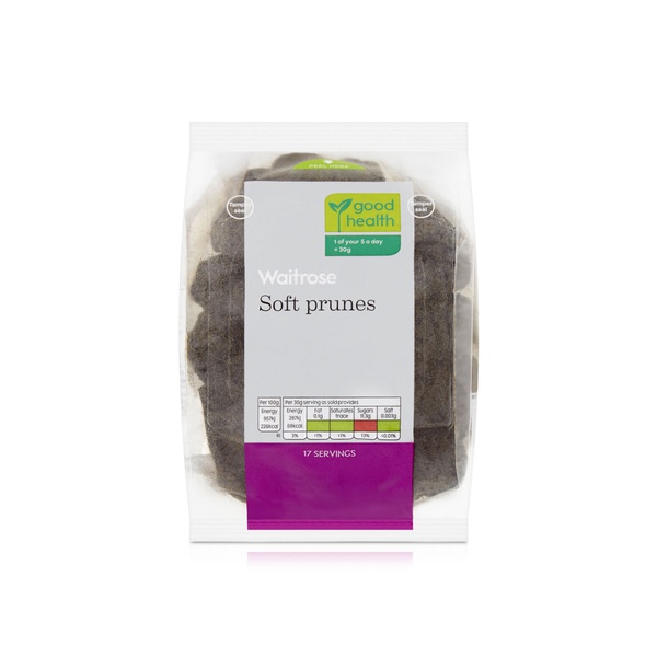 Waitrose Soft Prunes 500g