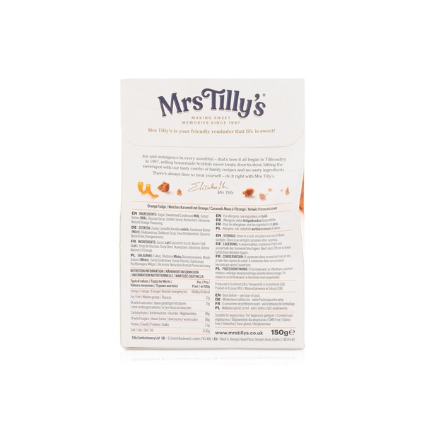 Mrs Tilly's Orange Fudge 150g