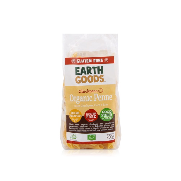 Earth Goods Organic Chickpea Penne Pasta 250g