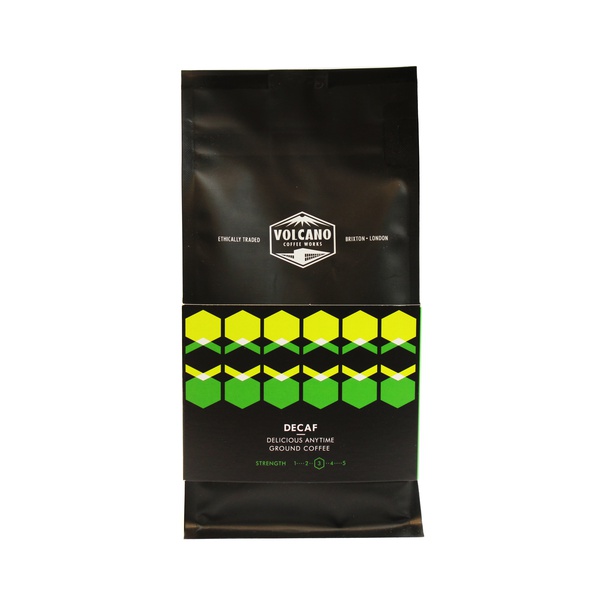 Buy Volcano Coffee Works decaf delicious anytime ground coffee 200g in UAE