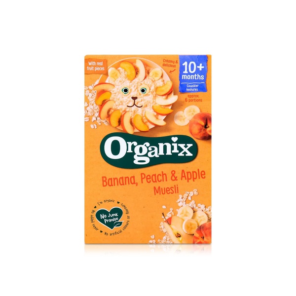 Organix Banana Peach and Apple Muesli 10m+ 200g