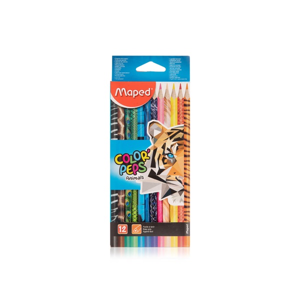 Maped Color Peps Animal Print Colored Pencils x 12