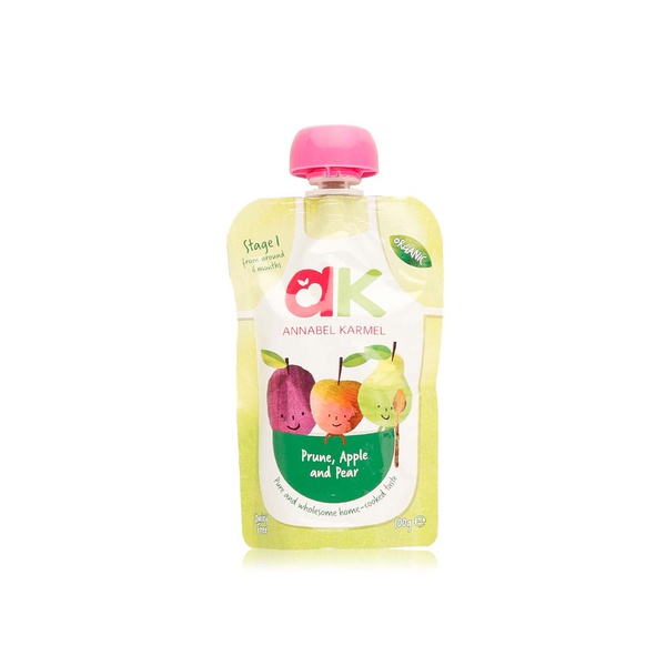 اشتري Annabel Karmel organic prune, apple and pear puree 100g في الامارات