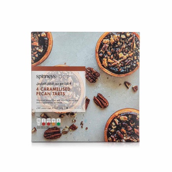 Spinneysfood Frozen Caramelized Pecan Tart x 4 360g