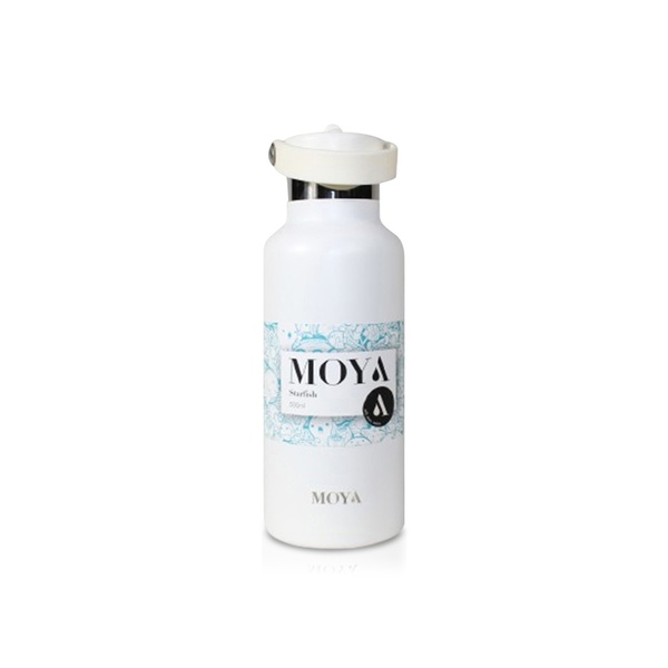 Moya Starfish Insulated and Sustainable Water Bottle White 500ml