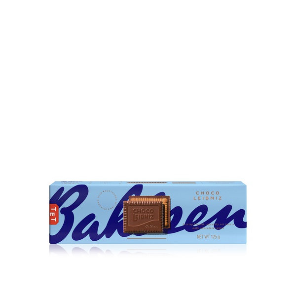 Buy Bahlsen Choco Leibniz milk biscuits 125g in UAE