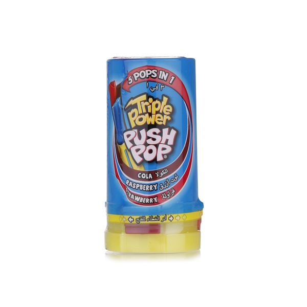 Buy Bazooka Triple Power Push Pop cola candy 34g in UAE