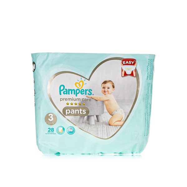 Buy Pampers premium care pants size 3 x28 in UAE