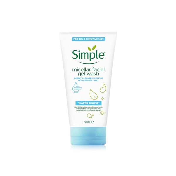 اشتري Simple micellar facial gel wash 150ml في الامارات