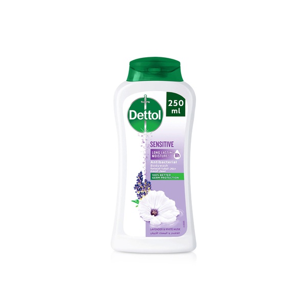 Dettol Sensitive Antibacterial Bodywash Lavender and White Musk 250ml