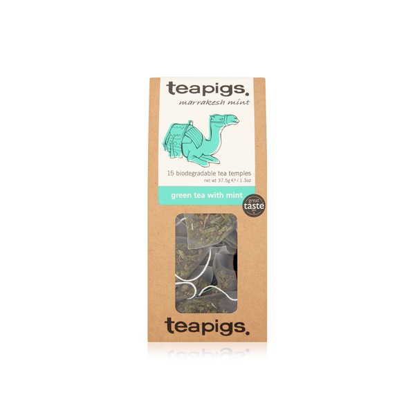 Buy Teapigs green tea with mint 37.5g in UAE