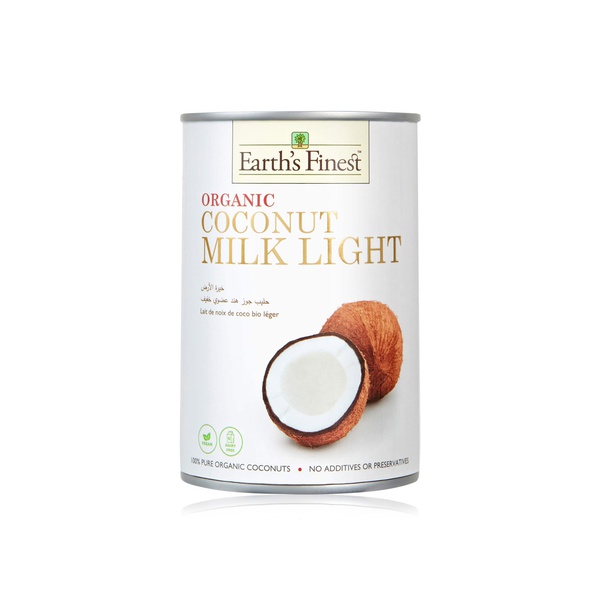 اشتري Earths Finest organic coconut milk light 400ml في الامارات