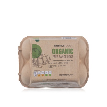 Spinneysfood Organic Free Range Eggs x 6