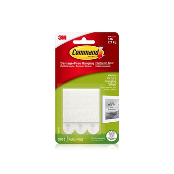 3m Command Medium Picture Hanging Strips 3pairs