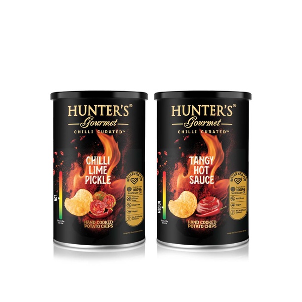 Hunters Gourmet Potato Chips Assorted 150g x 2