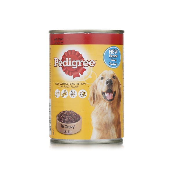 Buy Pedigree beef in gravy 400g in UAE