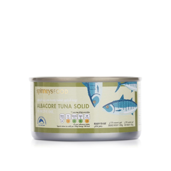 Spinneysfood White Meat Tuna in Olive Oil 185g