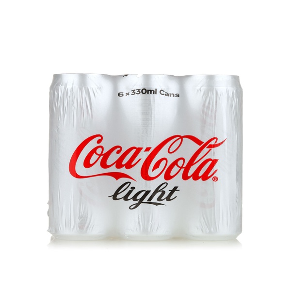 Buy Coca Cola Light cans 6 x 330ml in UAE