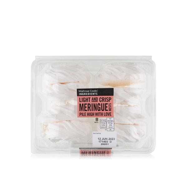 Waitrose Meringue Nests x 8 140g