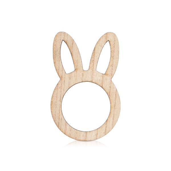 Ginger Ray Wooden Easter Bunny Napkin Rings x 6