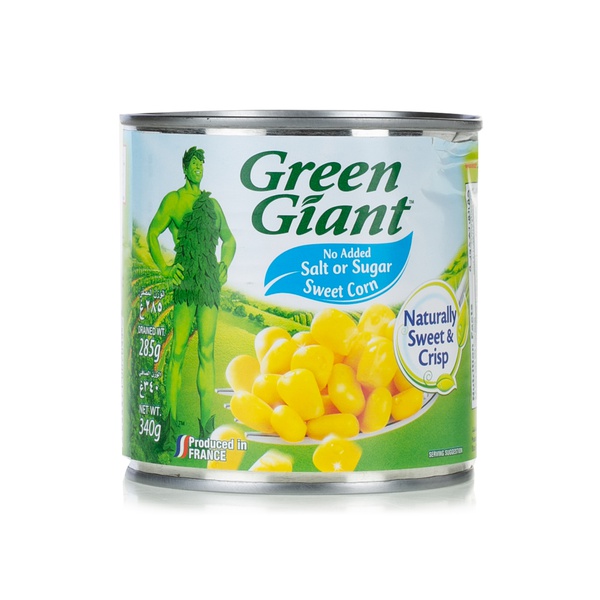 Green Giant sweet corn no added salt or sugar 340g - Spinneys UAE