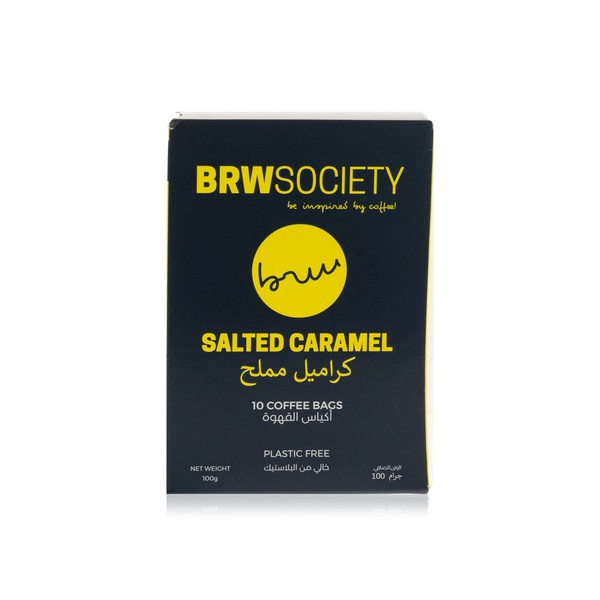اشتري BRW Society salted caramel coffee bags 100g في الامارات