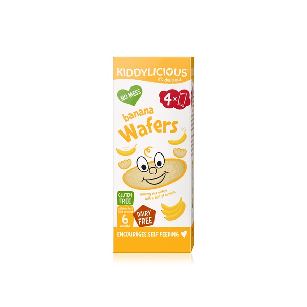 Kiddylicious Mini Banana Wafers 16g