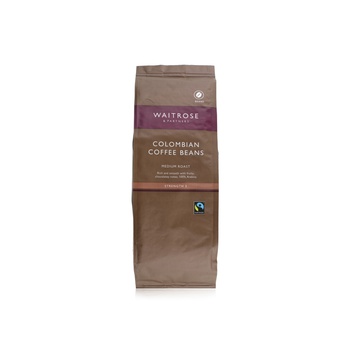 Waitrose Medium Roast Colombian Coffee Beans 454g