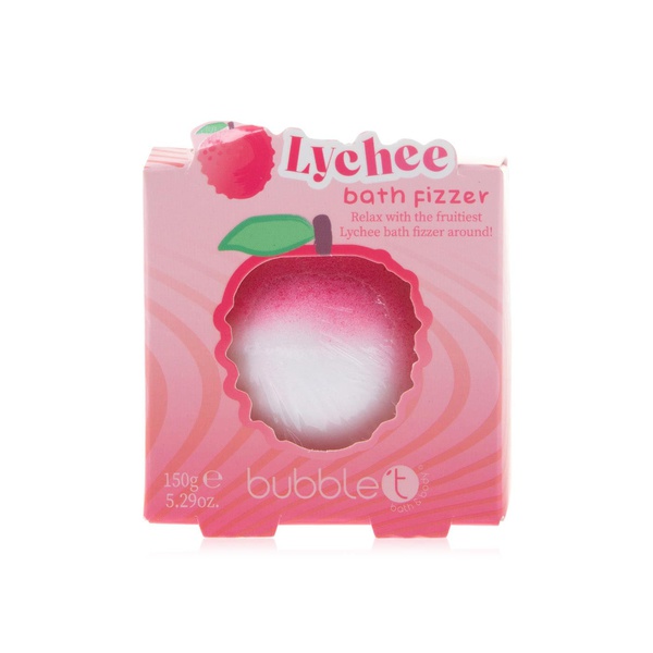 اشتري Bubble T cosmetics tastea lychee bath bomb fizzer 150g في الامارات