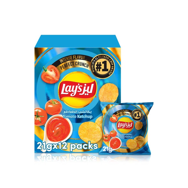 Lay’s Tomato Ketchup Potato Chips 21gx 12