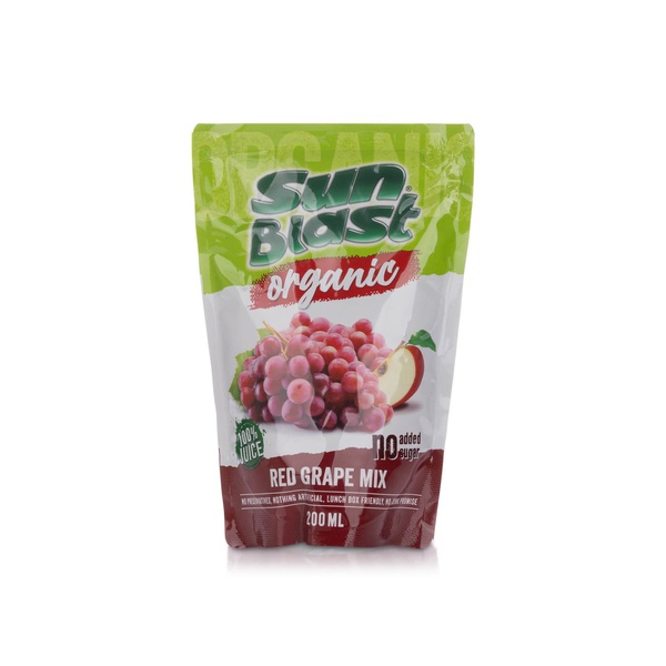 اشتري Sun Blast 100% organic red grape mix 200ml في الامارات