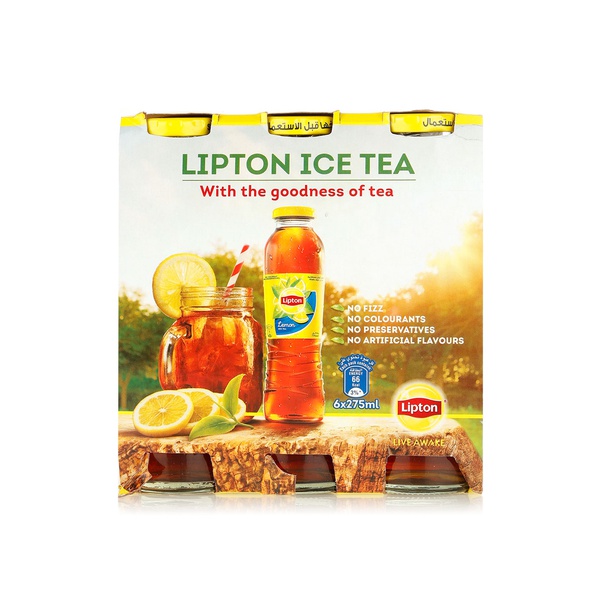 Buy Lipton ice tea lemon 6 x 275ml in UAE