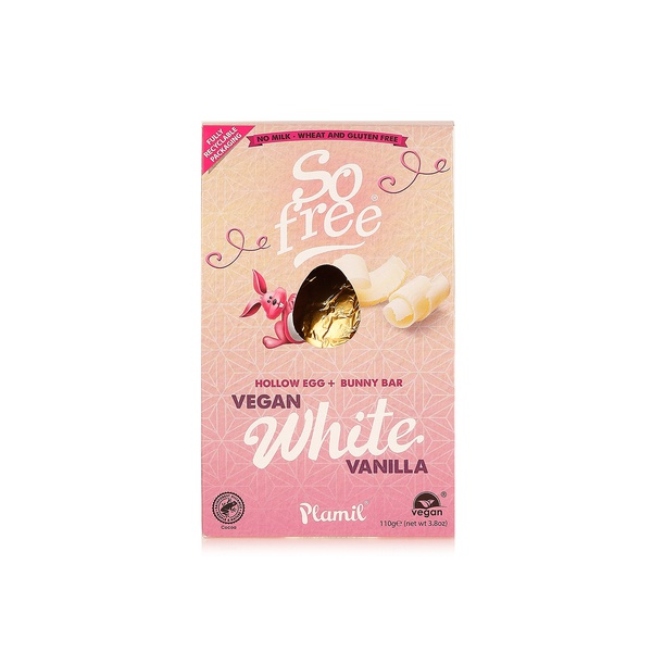 اشتري Plamil So Free vegan white vanilla egg 110g في الامارات