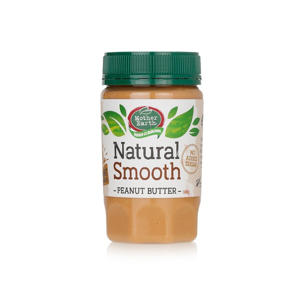 Buy Mother Earth natural smooth peanut butter 380g in UAE