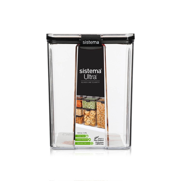 Sistema Tritan Large Ula Square Container 2.75 litre