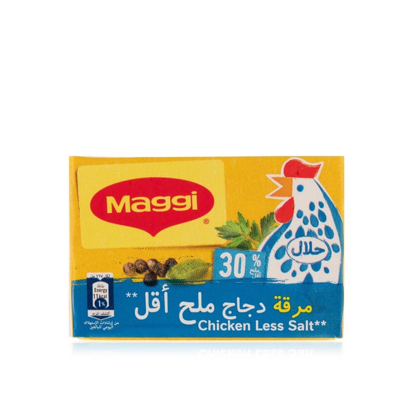 Buy Maggi low salt chicken stock cube 18g in UAE
