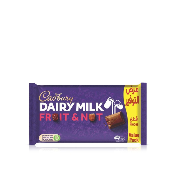 Cadbury Dairy Milk Fruit & Nut Chocolate Bars 32g x 5