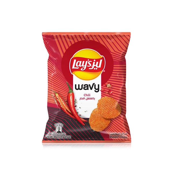 Lay's Wavy Potato Chips Chilli 85g