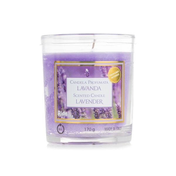 Buy Aladino 45 hour lavender scented candle in UAE