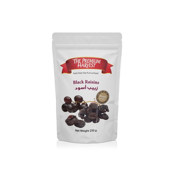 The Premium Harvest Black Raisins 220g