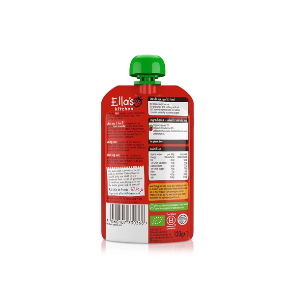 Ella's Kitchen Strawberries & Apples 4+ Months 120g