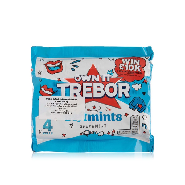 Trebor Softmints Spearmint 4 Pack 179.6g