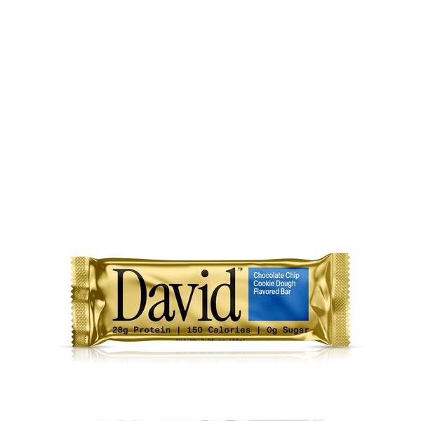David Protein Bar Chocolate Chip Cookie Dough Protein Bar 58g
