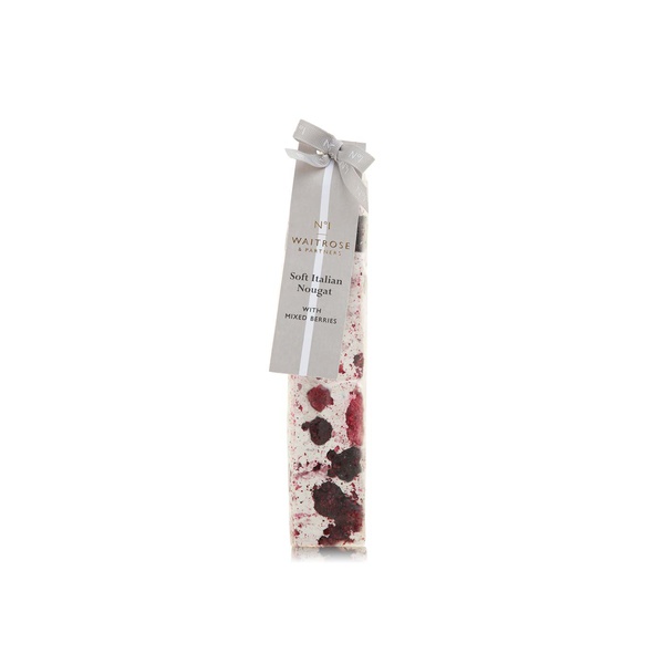 Waitrose No.1 Mixed Berry Italian Nougat 100g