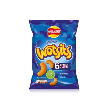 Walkers Baked Wotsits Really Cheesy 6 x 16.5g