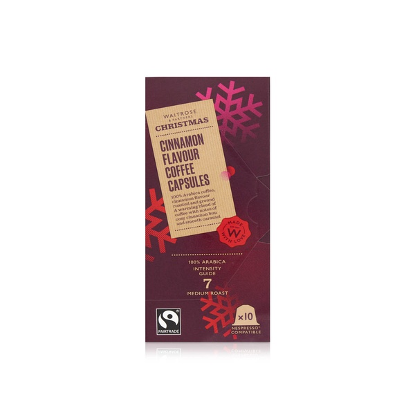 Waitrose Cinnamon Flavour Coffee Capsules 54g